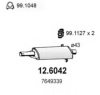 FIAT 46431580 Middle Silencer